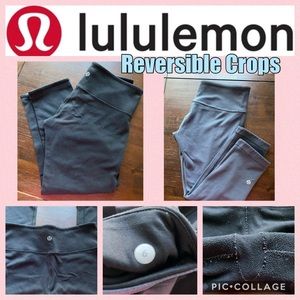 💜Lululemon Reversible Crops Sz 6 Selling $25